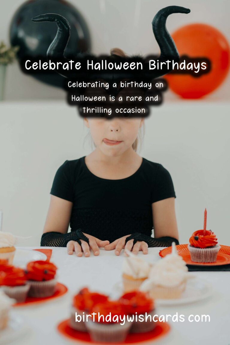 Unique Birthday Messages for Halloween
