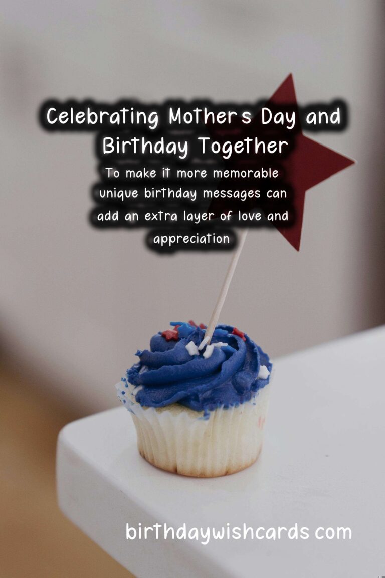 Unique Birthday Messages for Mother's Day