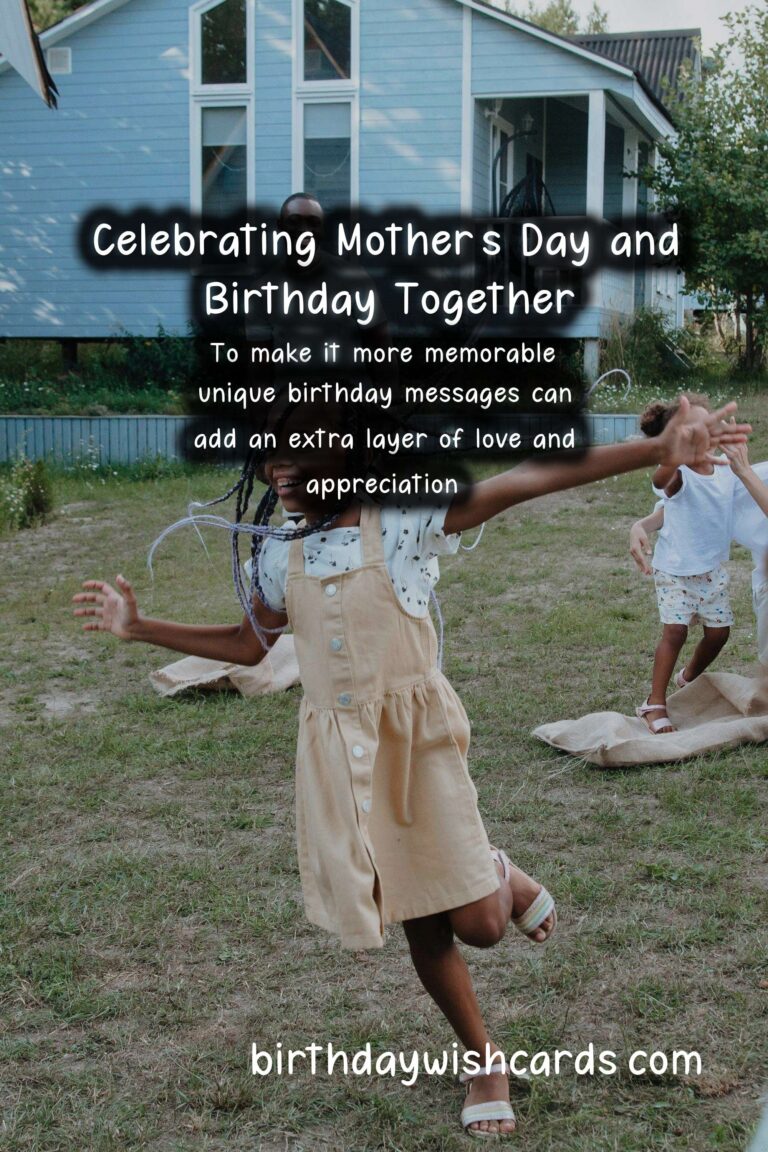 Unique Birthday Messages for Mother's Day