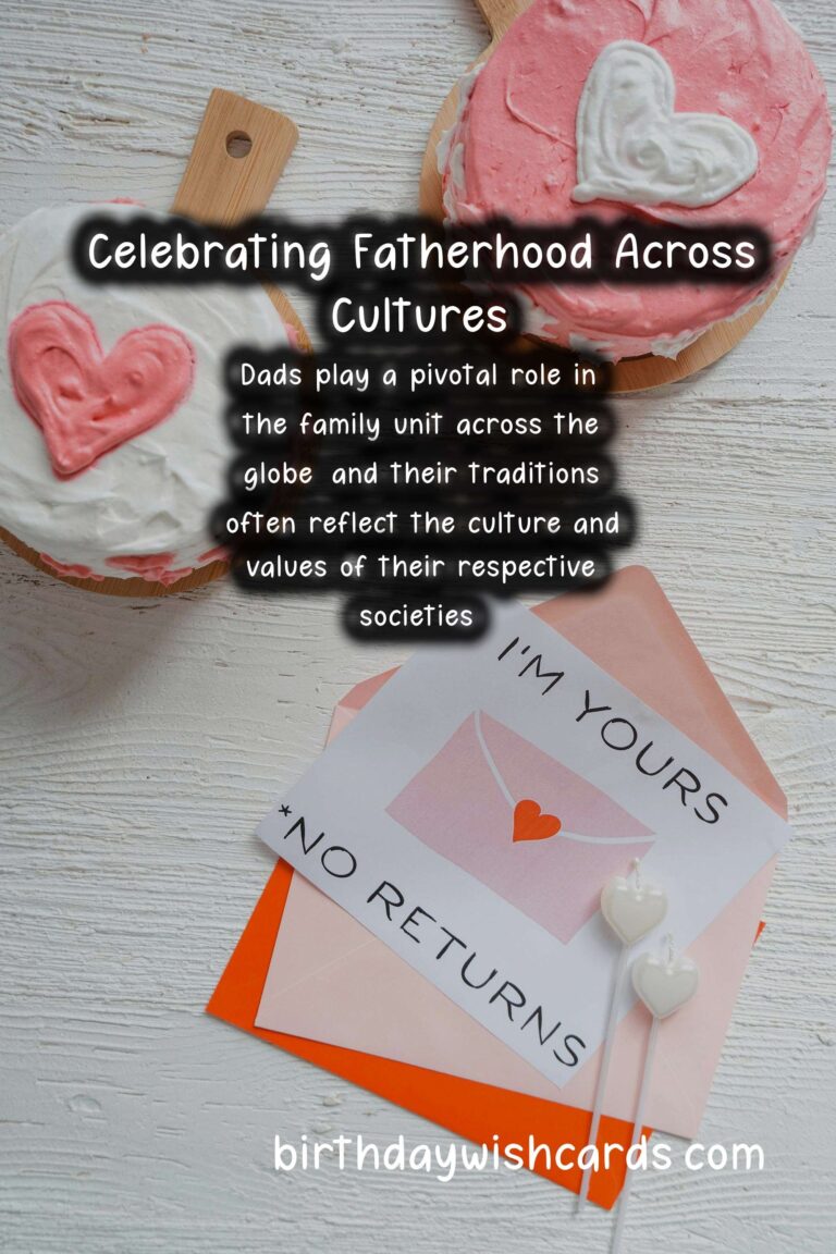 Unique Traditions of Dads in Different Countries