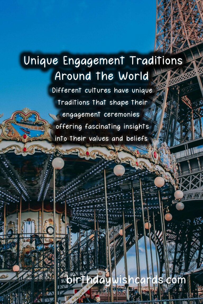 Unique Traditions of Engagement in Different Countries