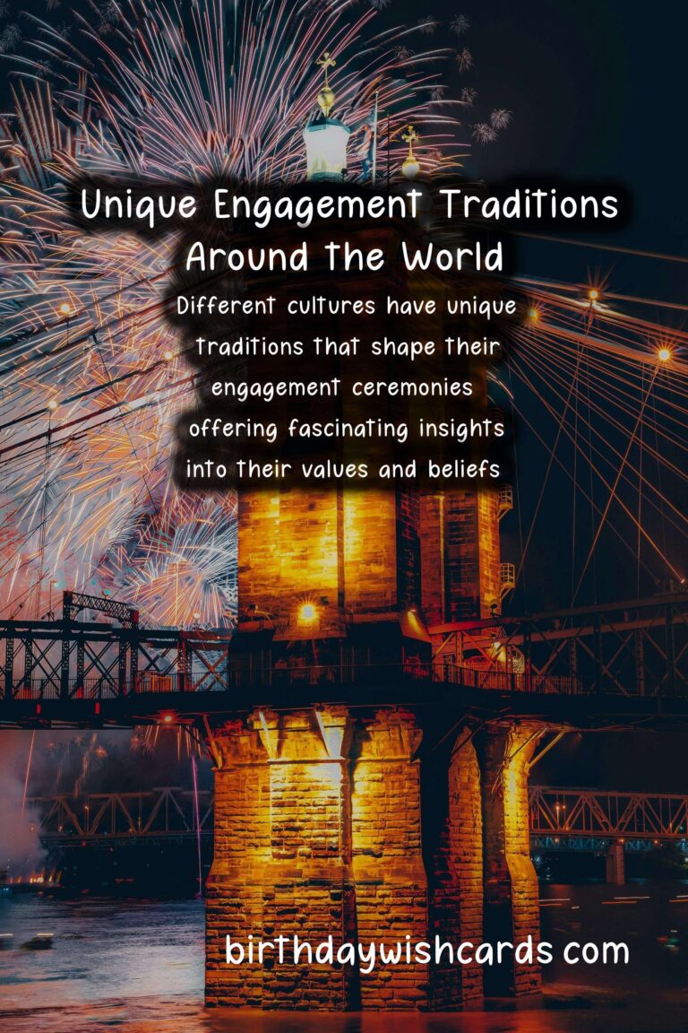Unique Traditions of Engagement in Different Countries