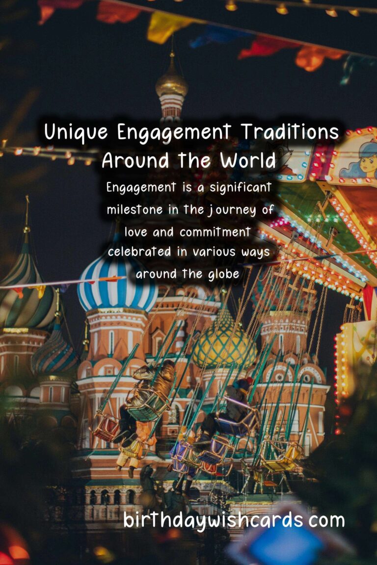 Unique Traditions of Engagement in Different Countries
