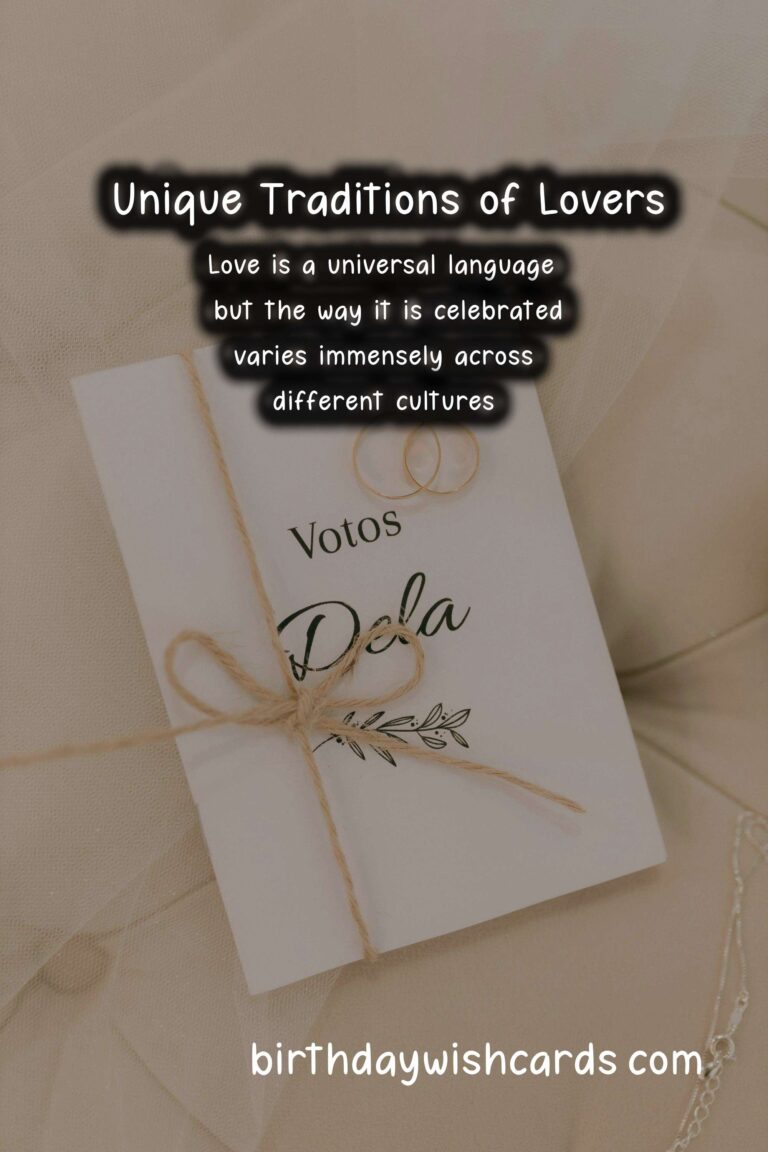 Unique Traditions of Lovers in Different Countries