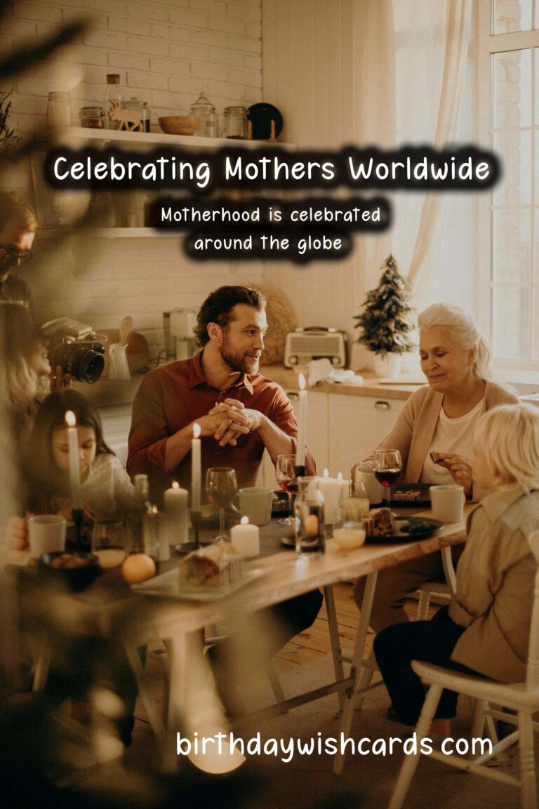 Unique Traditions of Moms in Different Countries