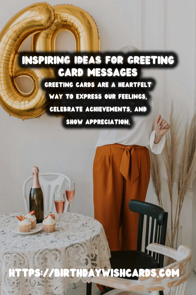 Unique Ways to Craft Greeting Card Messages