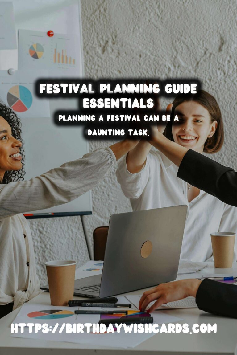 Unique Ways to Design Your Festival Planning Guide