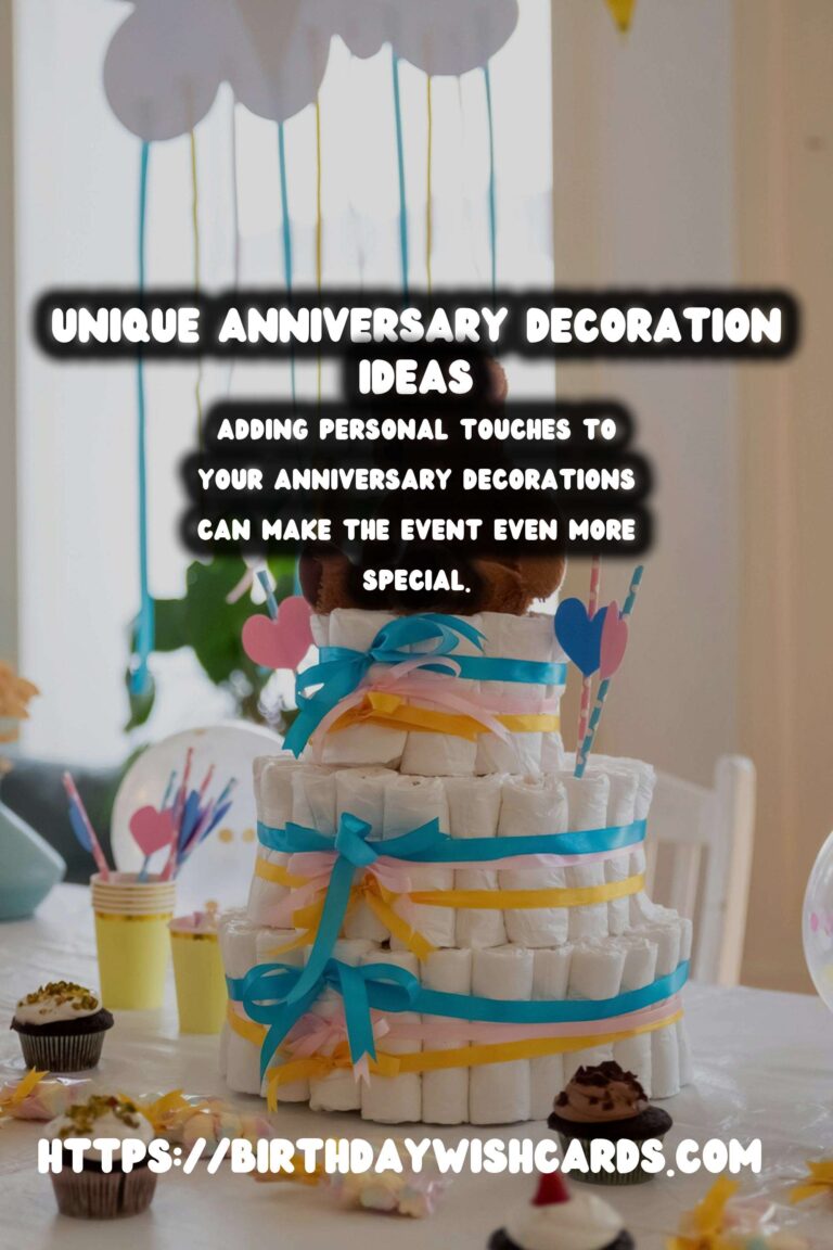 Unique Ways to Plan Anniversary Decoration Ideas