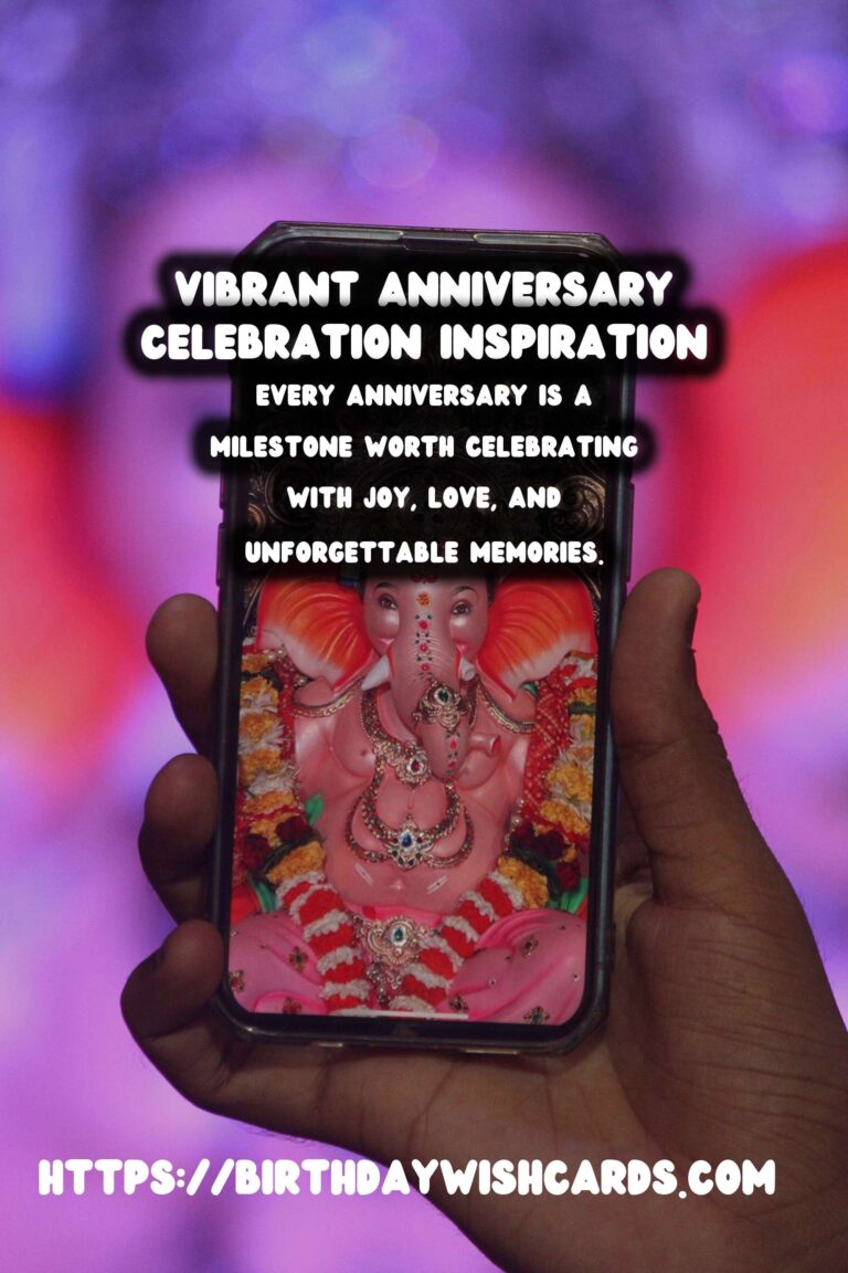 Vibrant Anniversary Celebration Ideas to Make Your Day Special