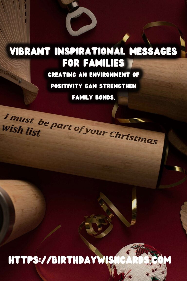 Vibrant Inspirational Messages For the Whole Family