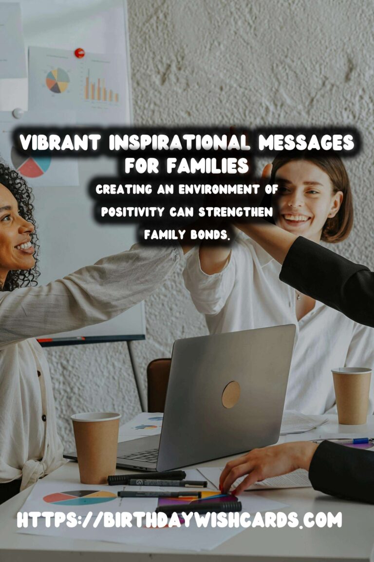 Vibrant Inspirational Messages For the Whole Family