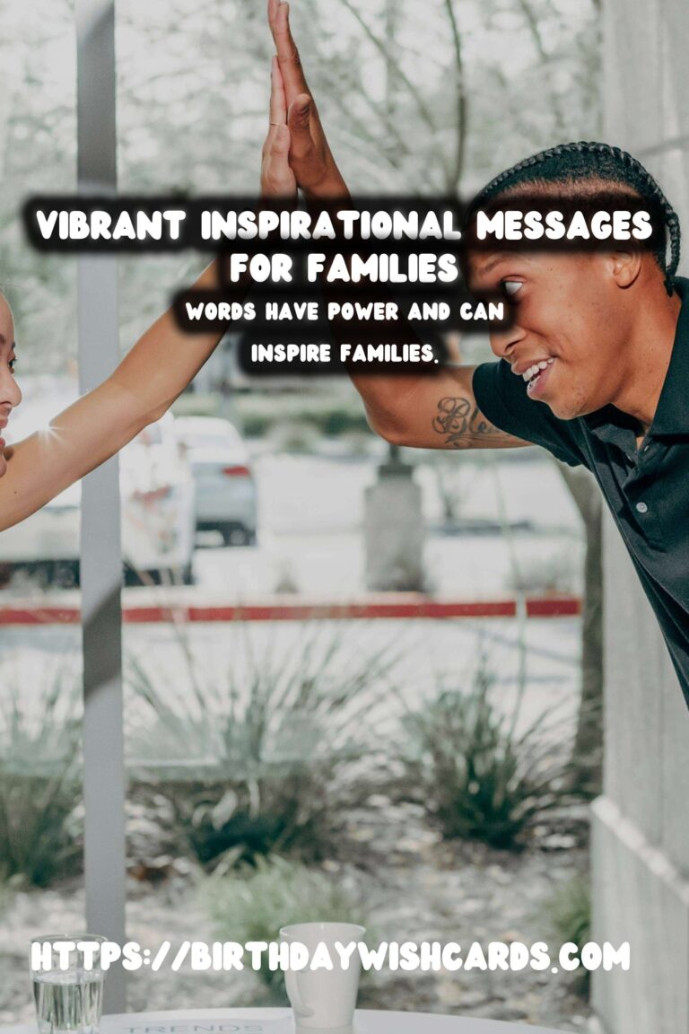 Vibrant Inspirational Messages For the Whole Family