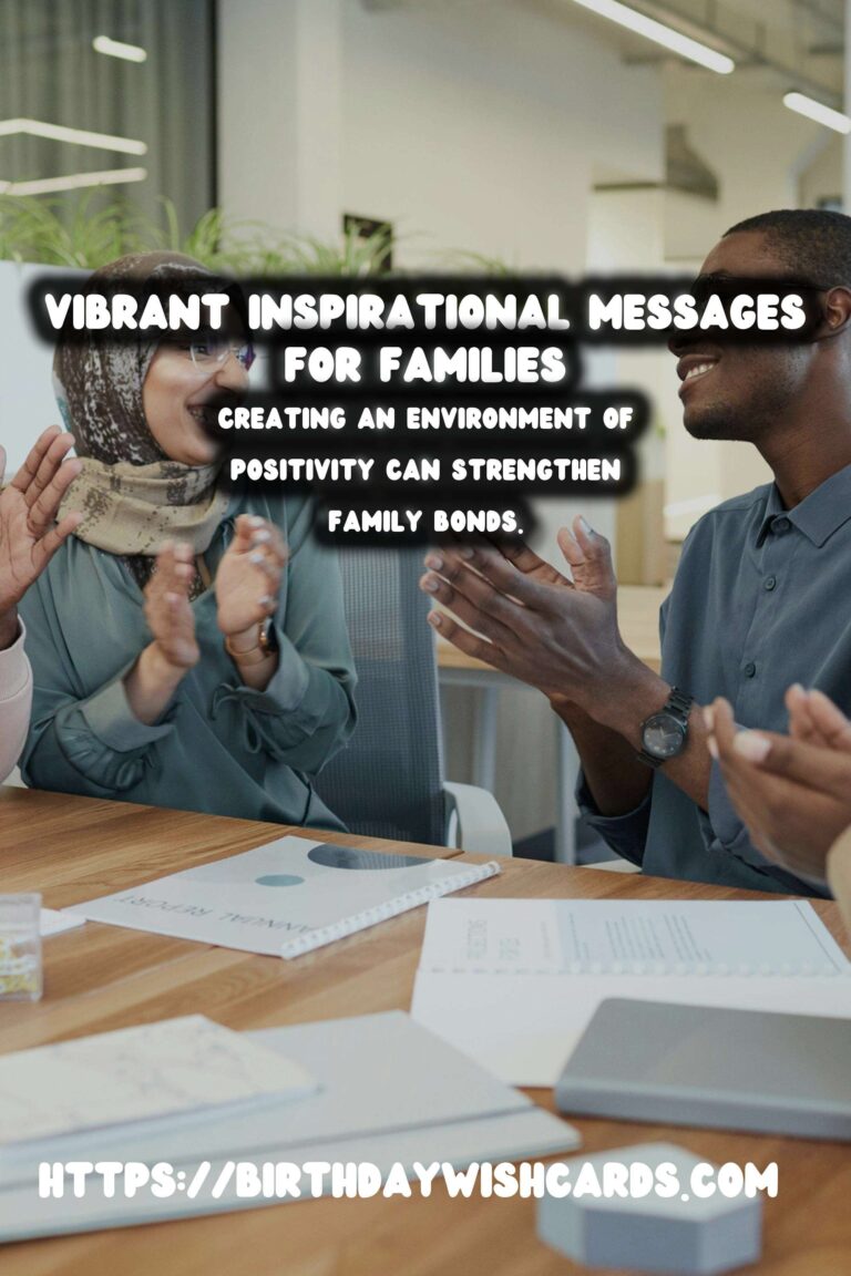 Vibrant Inspirational Messages For the Whole Family