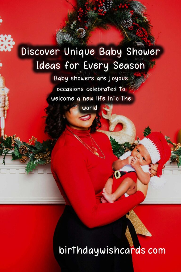 What Makes Baby Showers Unique in Each Season