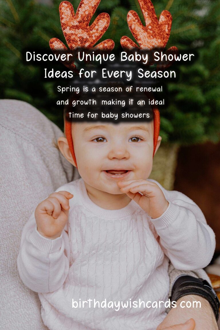What Makes Baby Showers Unique in Each Season
