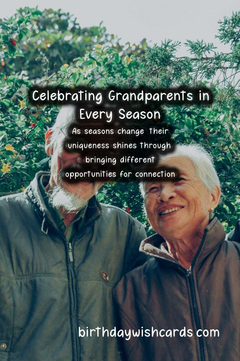 What Makes Grandparents Unique in Each Season
