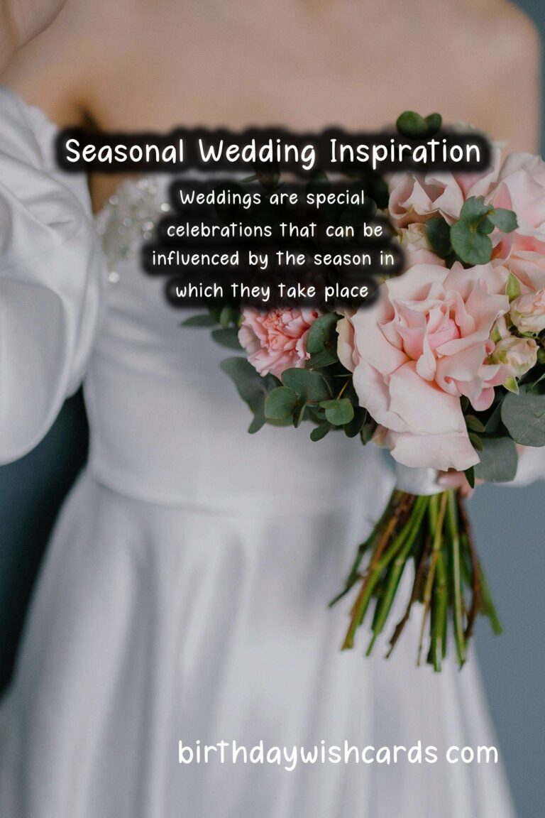 What Makes Weddings Unique in Each Season