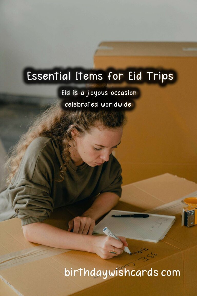 What to Pack for Eid Trips: Essential Items for a Memorable Celebration