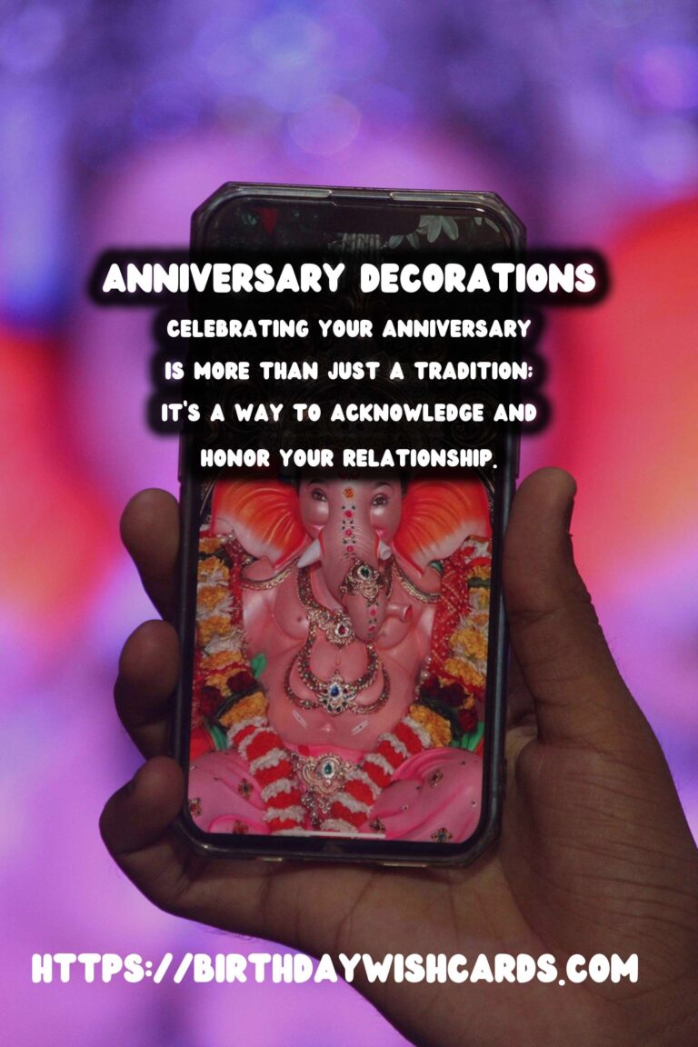 Why Anniversary Decoration Ideas For Last-Minute Planning are Essential