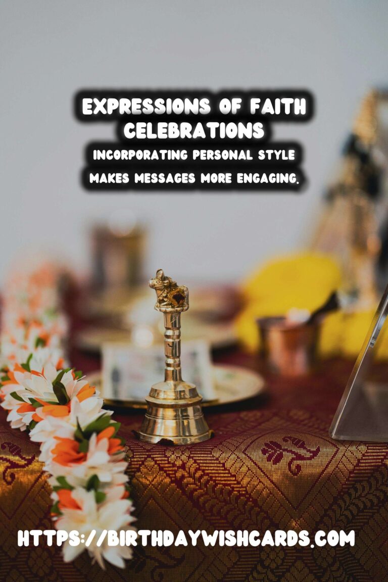 Why Faith Celebration Messages That Reflect Your Style Matter