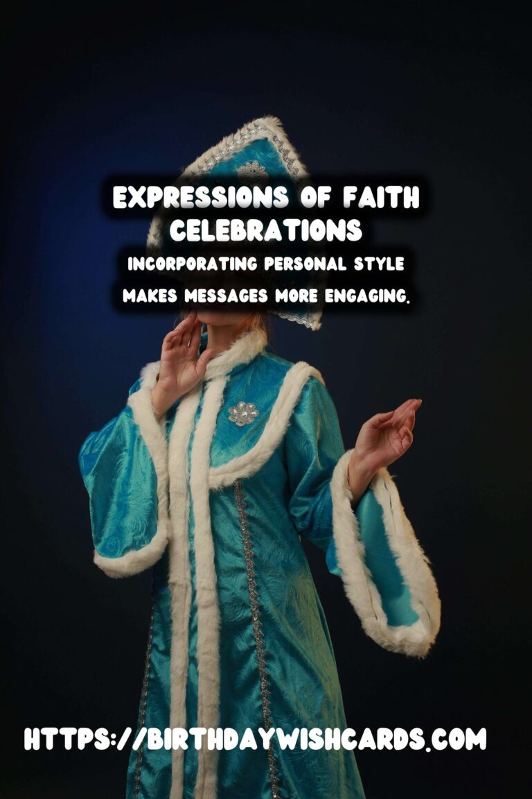 Why Faith Celebration Messages That Reflect Your Style Matter