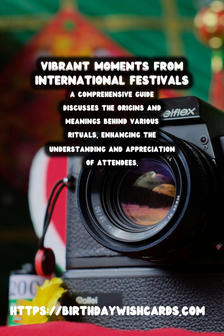 Why International Festival Guides That Capture the Moment