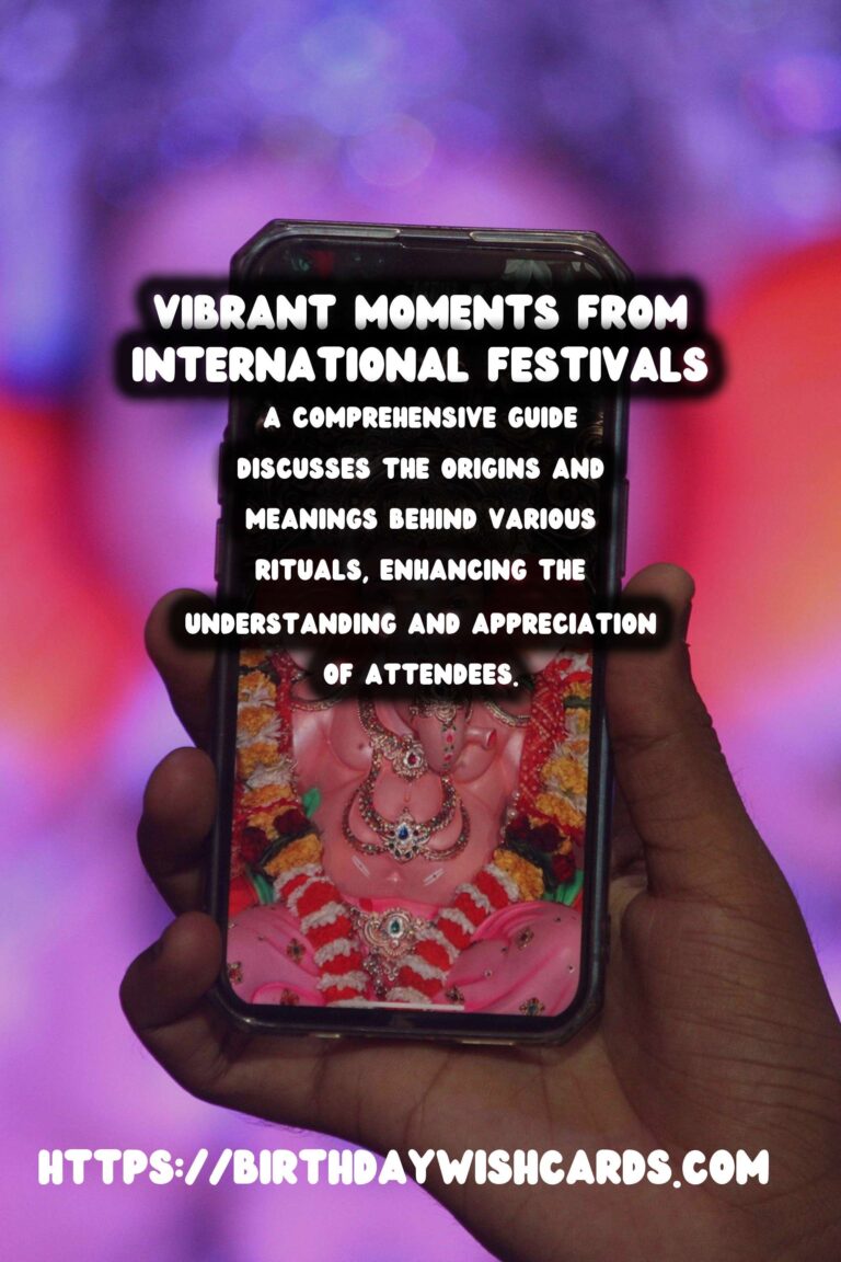 Why International Festival Guides That Capture the Moment