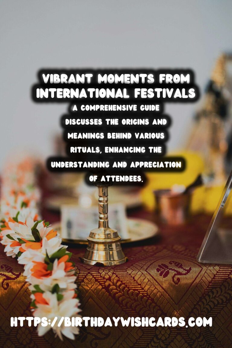 Why International Festival Guides That Capture the Moment