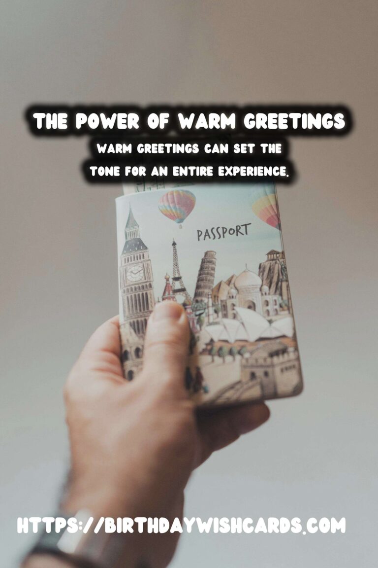 Why Warm Greetings Matter for Beginners