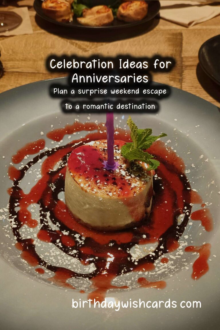 10 Dynamic Anniversary Celebration Ideas for Unforgettable Memories