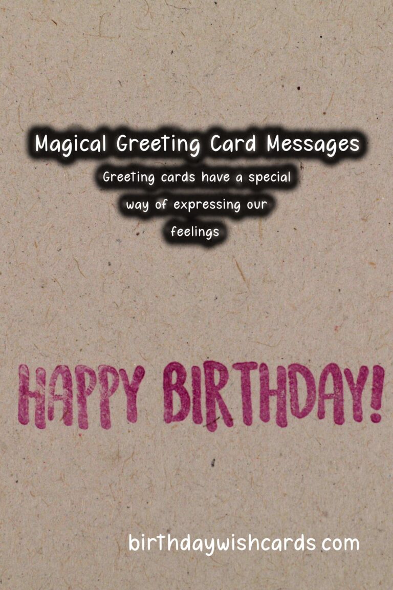 100 Magical Greeting Card Messages Ideas for Wishes & Greetings