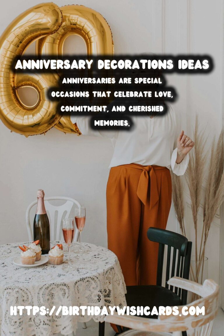 15 Dynamic Anniversary Decoration Ideas You Will Love
