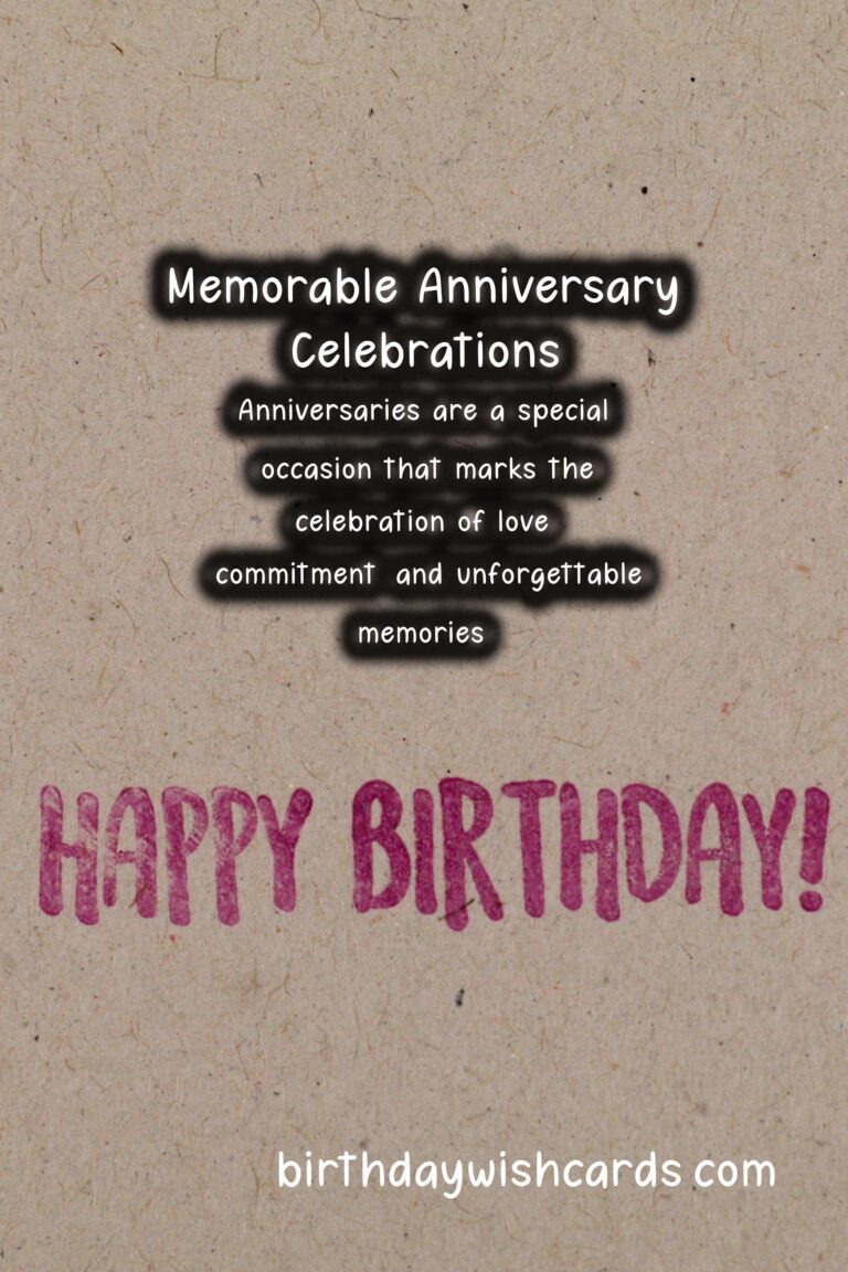 15 Memorable Anniversary Celebration Ideas for Unforgettable Memories