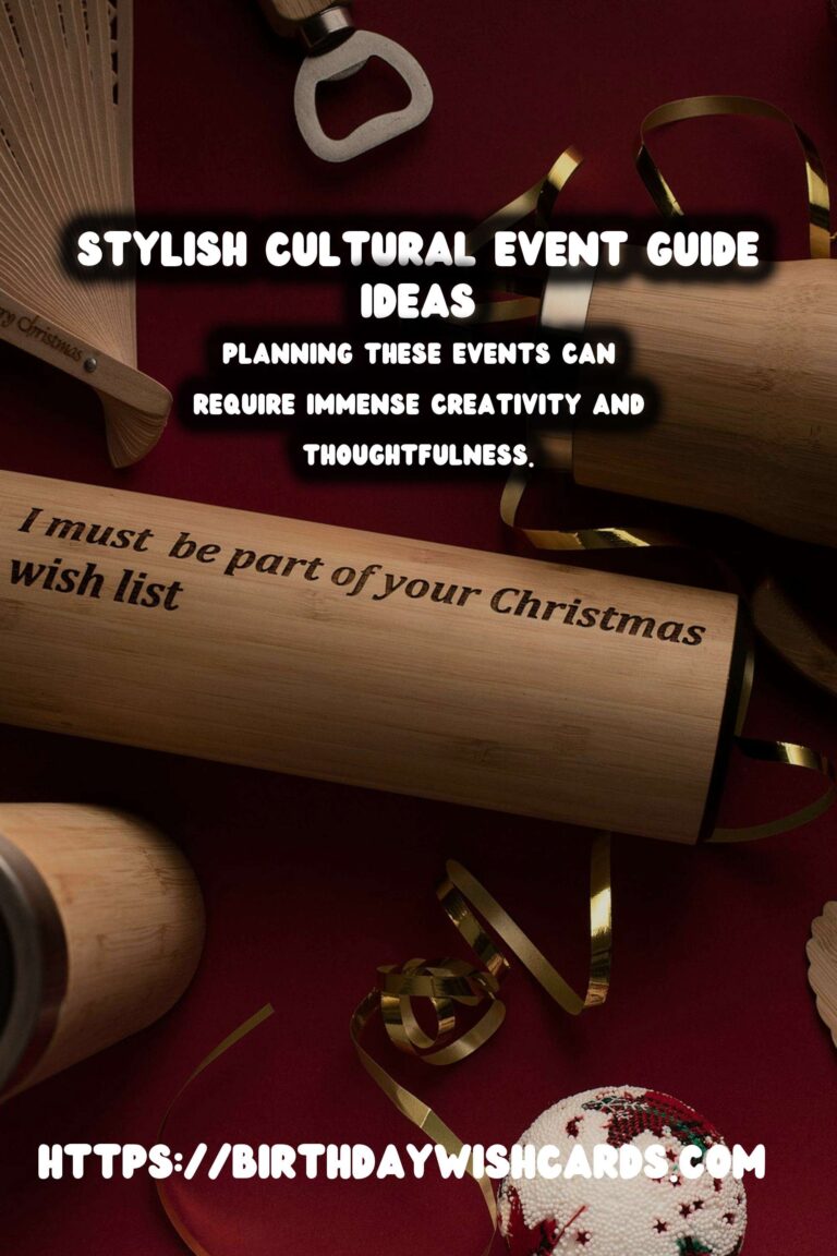 15 Stylish Cultural Event Guide Ideas for Cultural & Religious Events