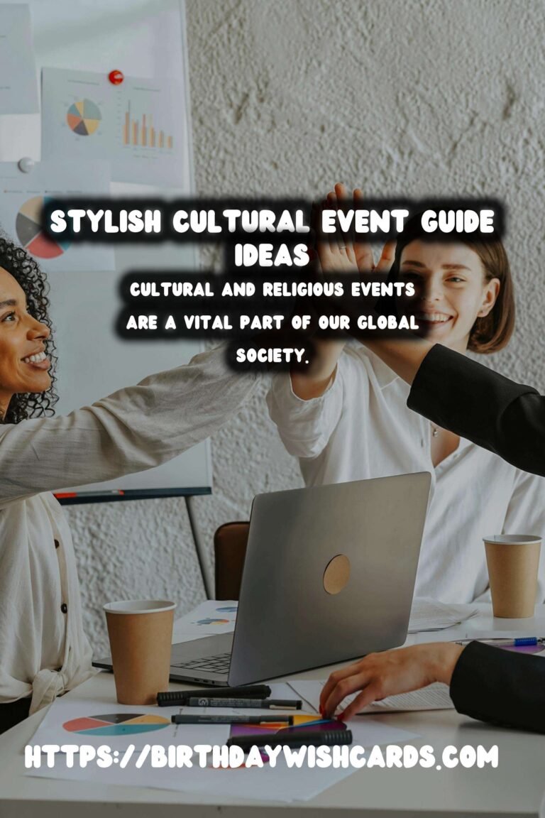 15 Stylish Cultural Event Guide Ideas for Cultural & Religious Events