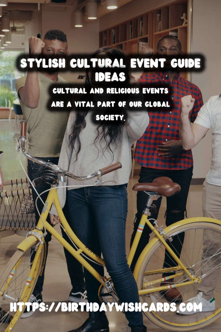 15 Stylish Cultural Event Guide Ideas for Cultural & Religious Events
