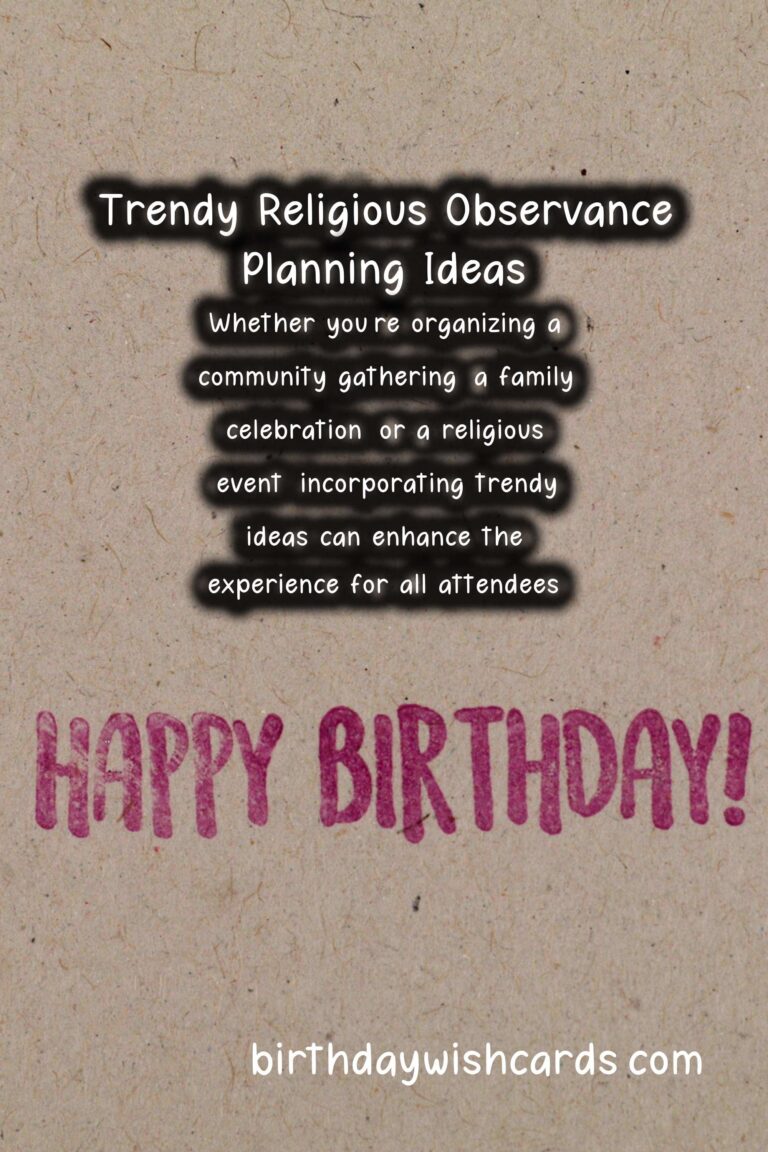 15 Trendy Religious Observance Planning Ideas for Cultural & Religious Events