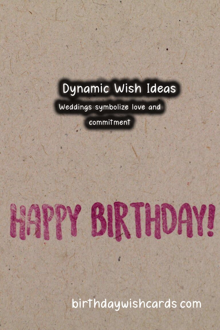 20 Dynamic Unique Wish Ideas for Wishes & Greetings