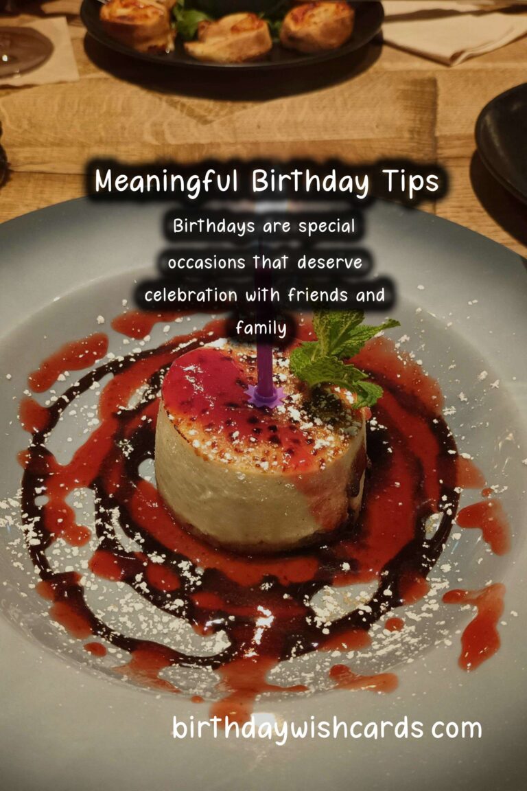 20 Meaningful Birthday Planning Tips Ideas for Birthdays