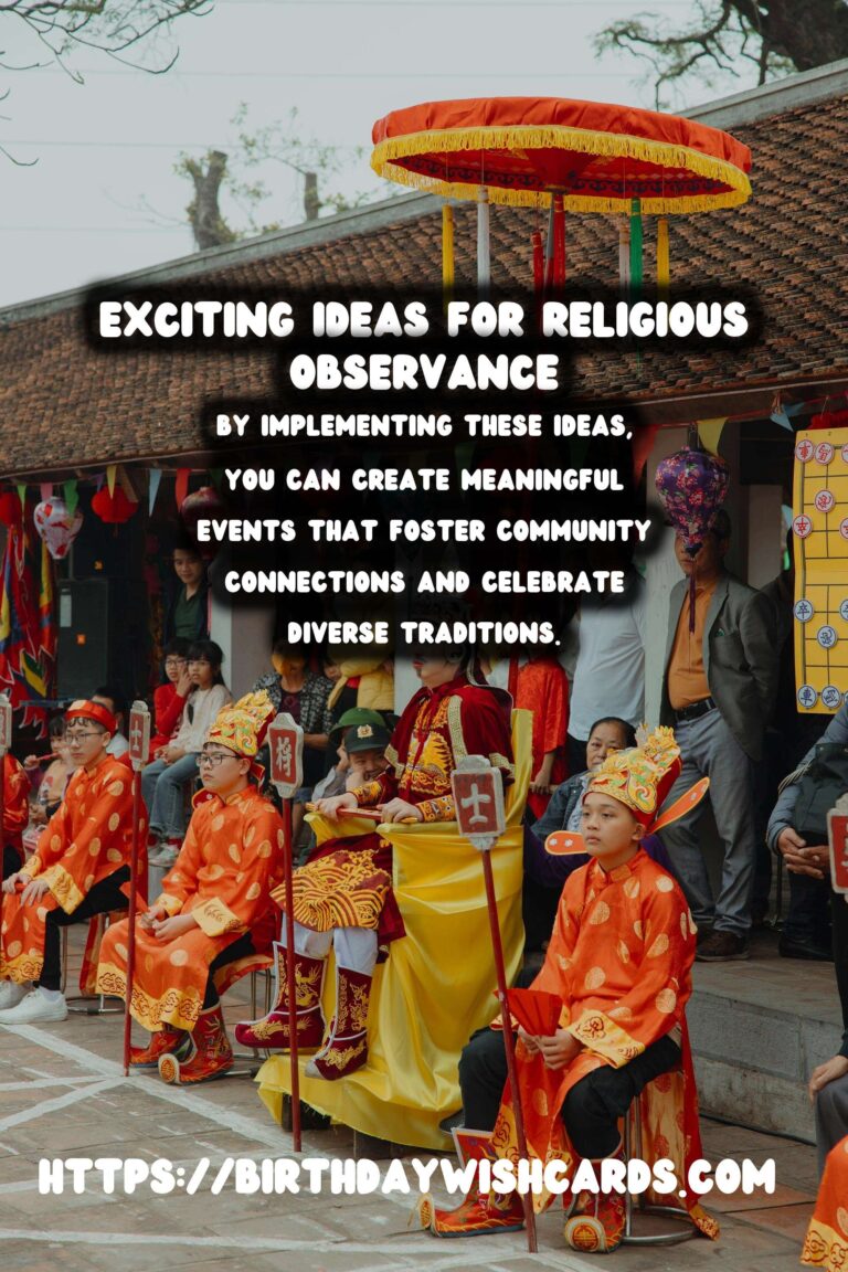 25 Bold Religious Observance Planning Ideas for Cultural & Religious Events