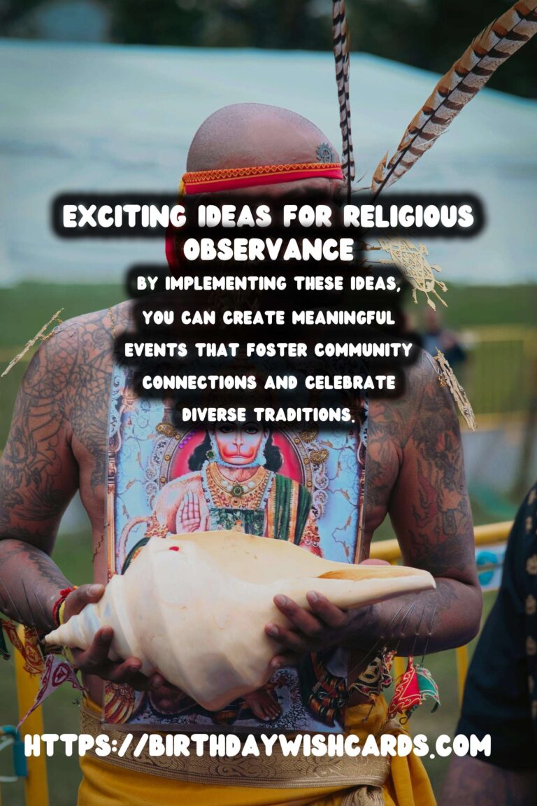 25 Bold Religious Observance Planning Ideas for Cultural & Religious Events