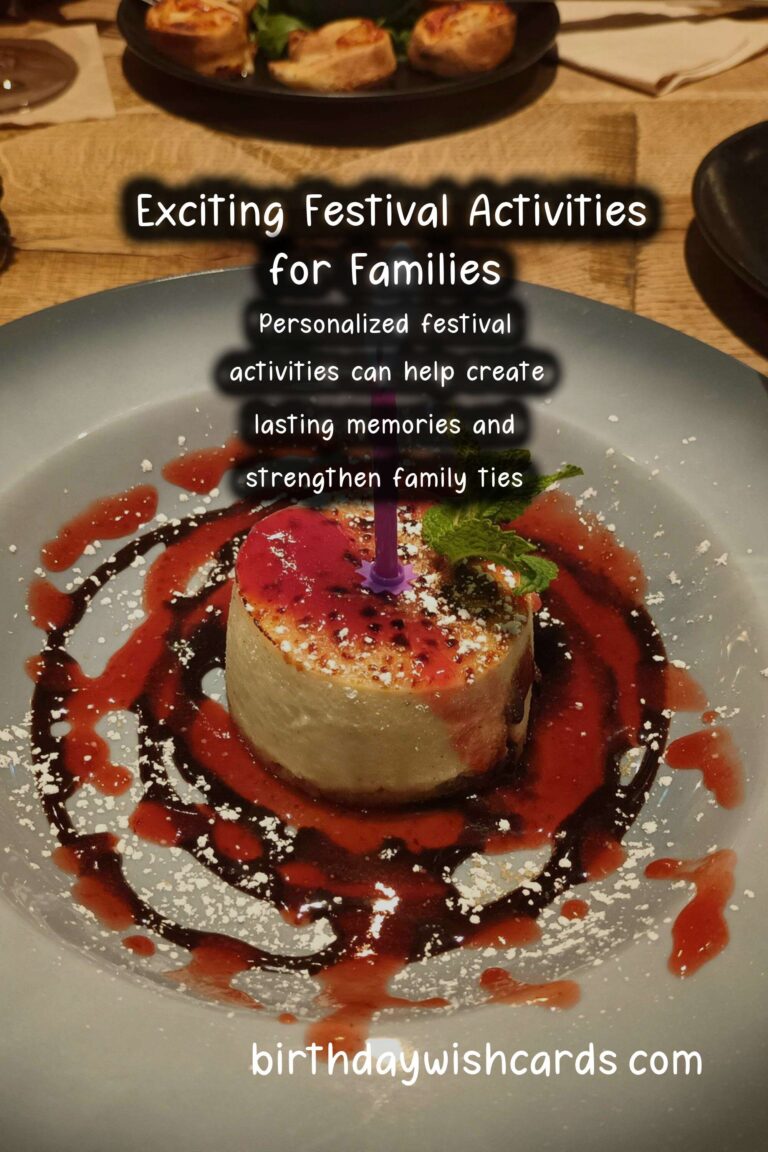 25 Personalized Festival Activities for Families Ideas for Holidays & Festivals