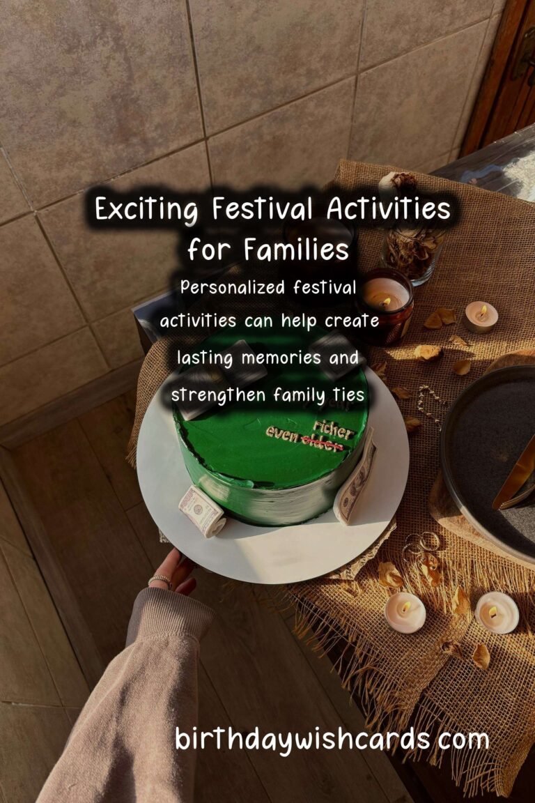 25 Personalized Festival Activities for Families Ideas for Holidays & Festivals