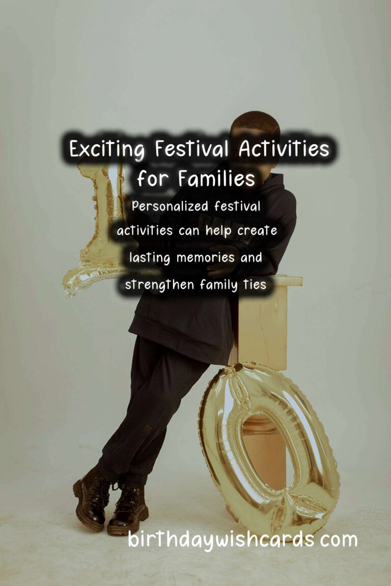 25 Personalized Festival Activities for Families Ideas for Holidays & Festivals