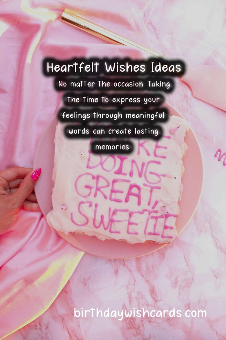 25 Refreshing Heartfelt Wishes Ideas for Wishes & Greetings