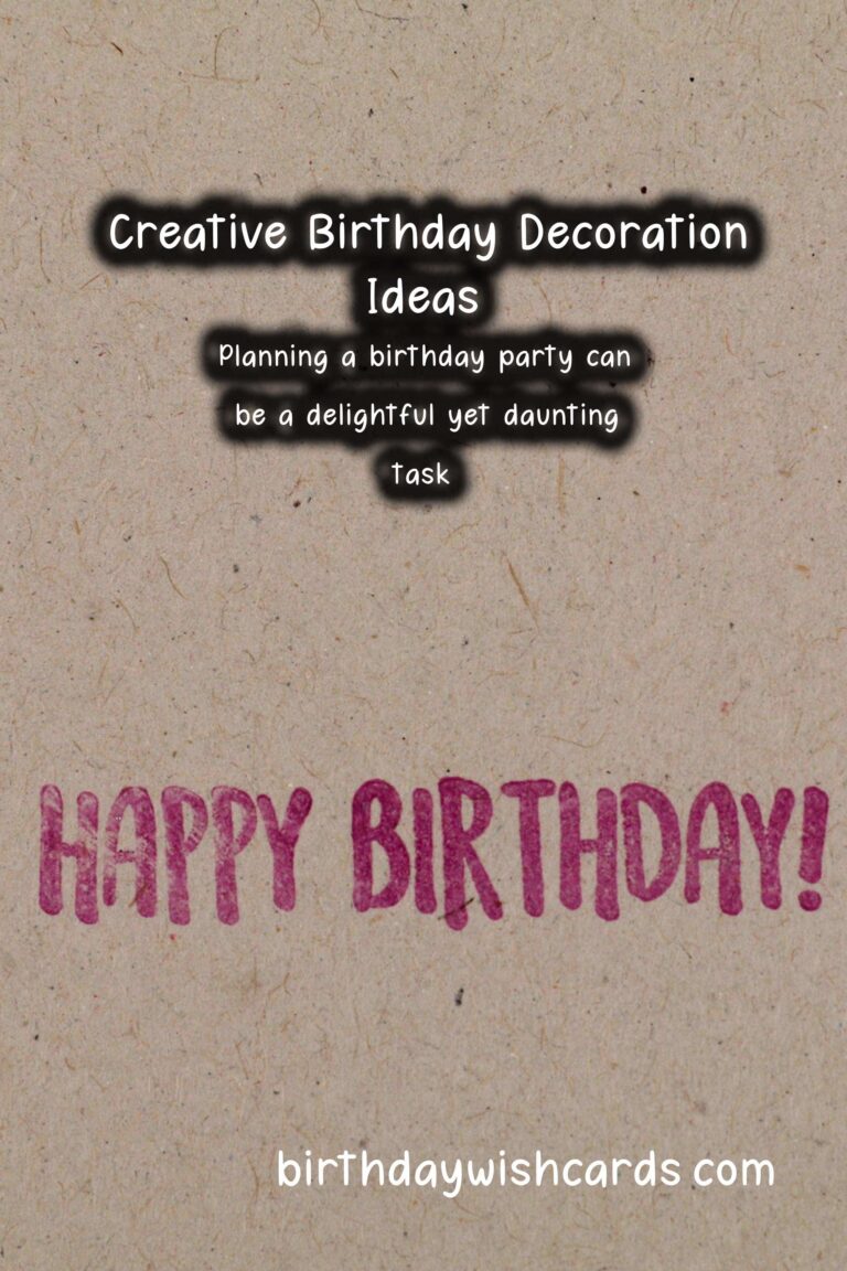 25 Simple Birthday Decorations Ideas for Birthdays