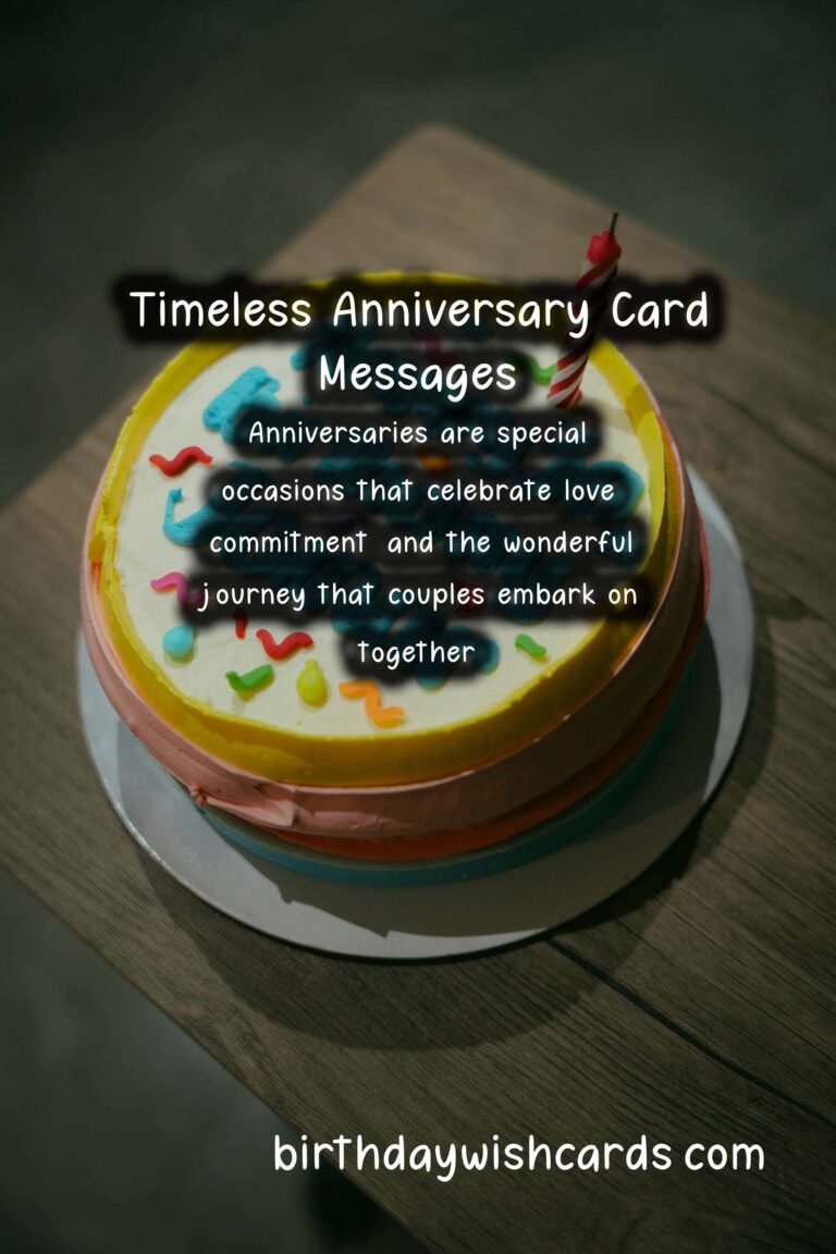 25 Timeless Anniversary Card Messages Ideas for Anniversaries