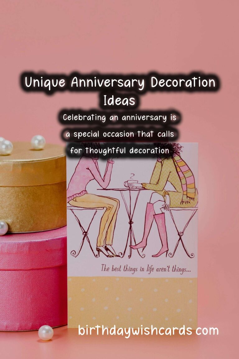 25 Unique Anniversary Decoration Ideas for Memorable Celebrations