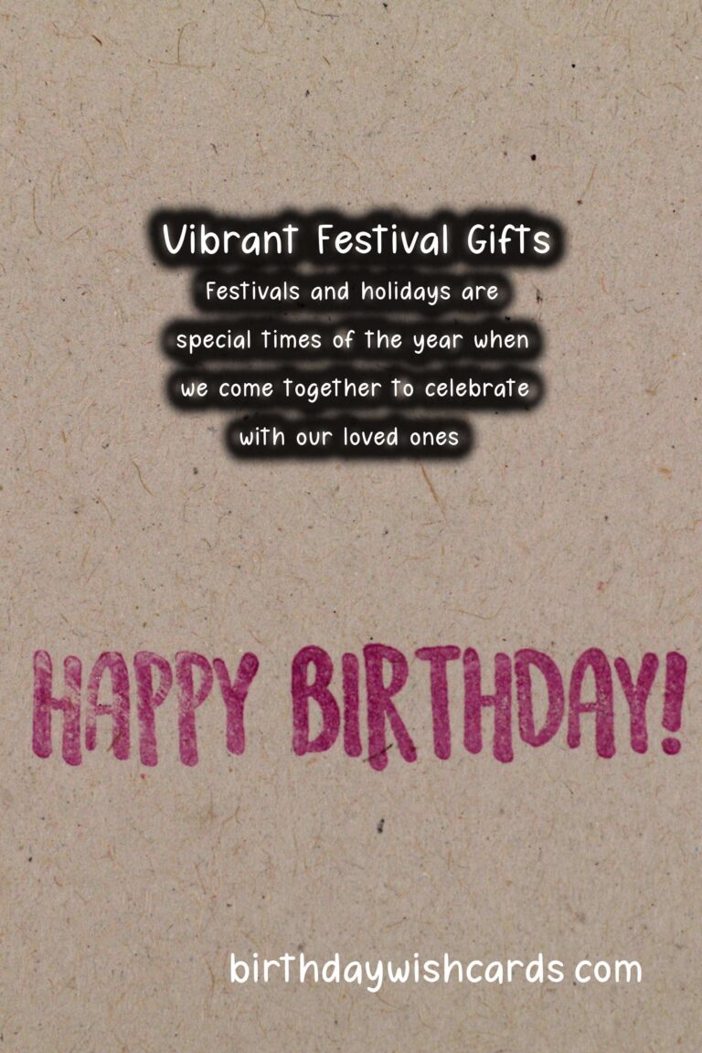 25 Vibrant Festival Gift Ideas for Holidays & Festivals