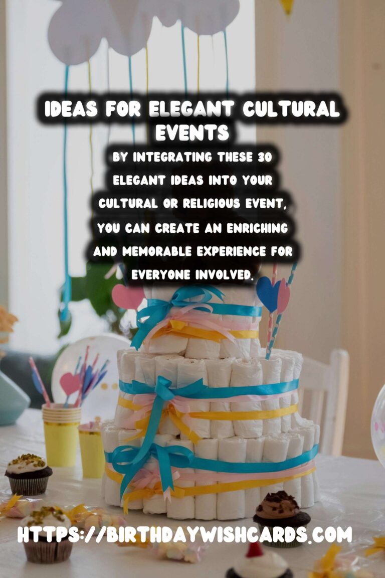 30 Elegant Cultural Event Guide Ideas for Cultural & Religious Events